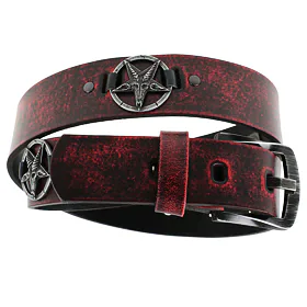 Leather & Steel Fashion red 120