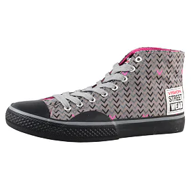VISION Canvas HI Černá Šedá 36,5